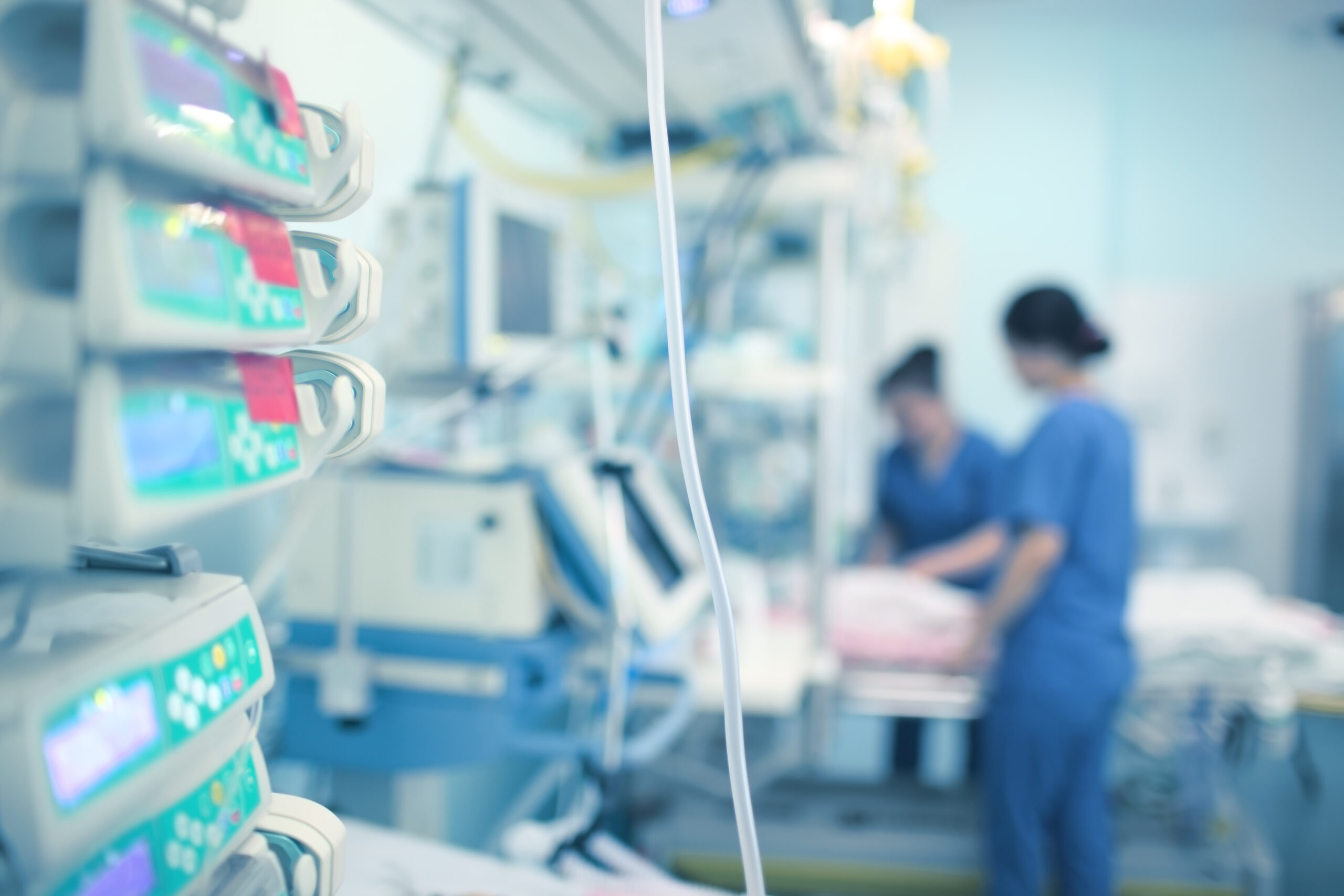 Working nurses in the CCU
